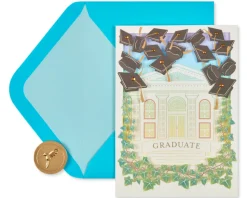 Bright Future, Lasercut Grad Cap Graduation Greeting Card