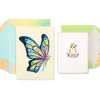 Butterfly and Owl Blank Greeting Card Bundle, 2-Count