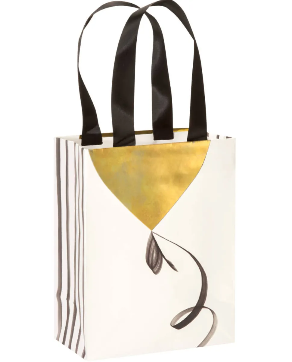 Cake and Balloon Gift Bags with Tissue Paper, 2 Bags, 4-Sheets