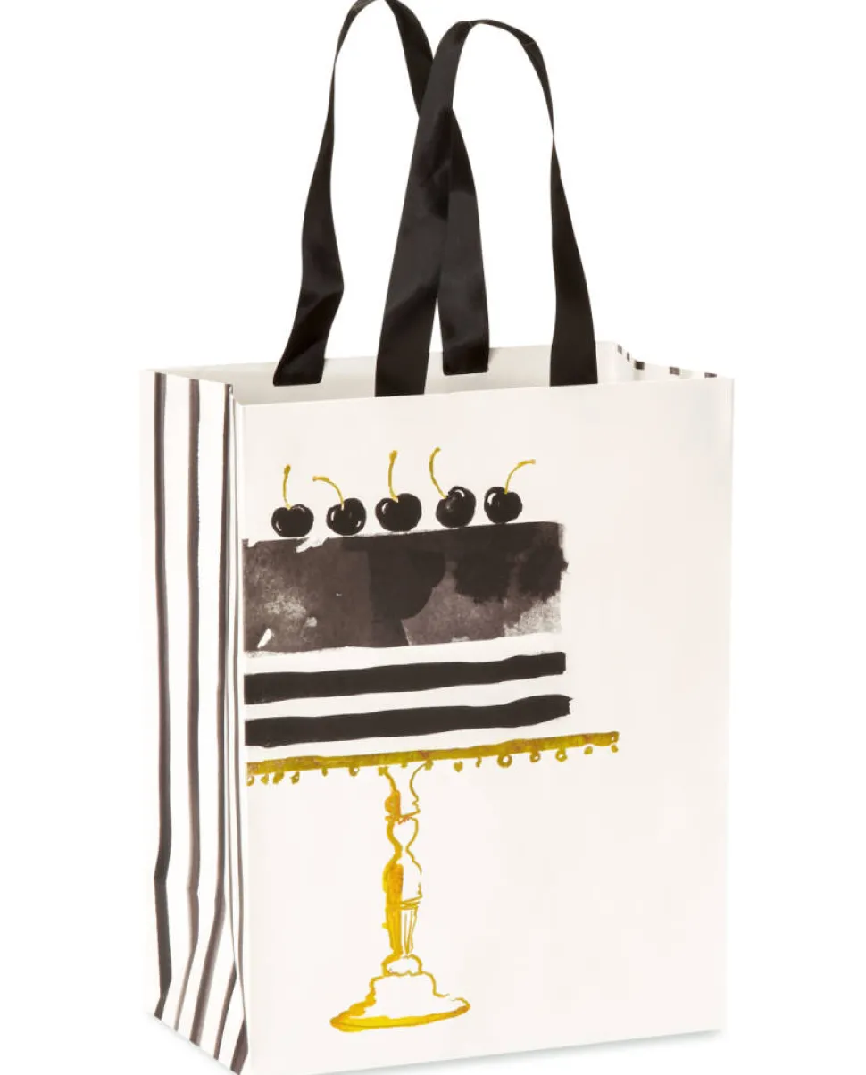 Cake and Balloon Gift Bags with Tissue Paper, 2 Bags, 4-Sheets