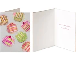 Cake and Candles Birthday Greeting Card Bundle, 2-Count- Designed by Bella Pilar