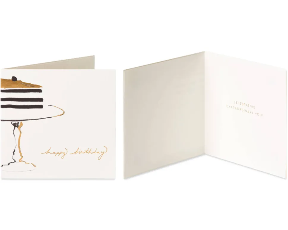Cake and Sparkler Birthday Greeting Card Bundle, 2-Count