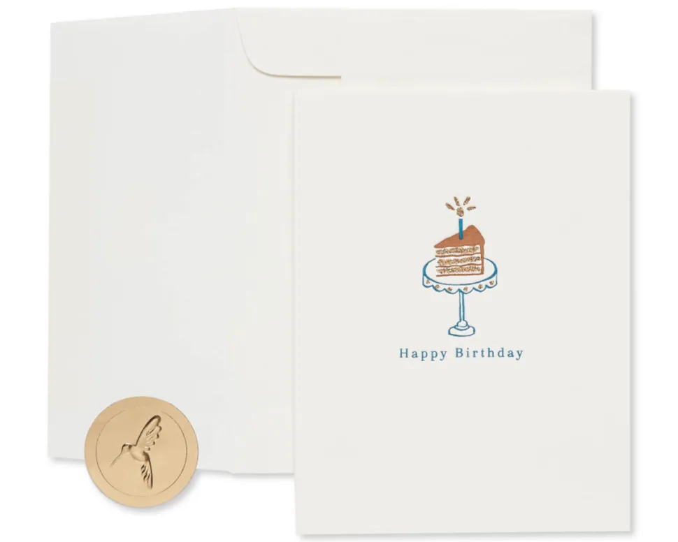 Cake Slice Birthday Greeting Card
