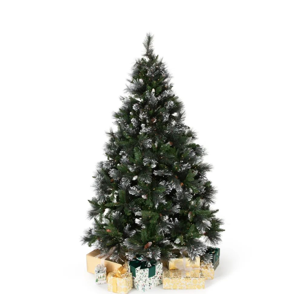 7′ Carolina Pine Frosted Tree