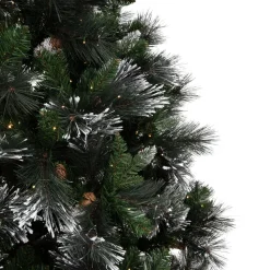 7′ Carolina Pine Frosted Tree