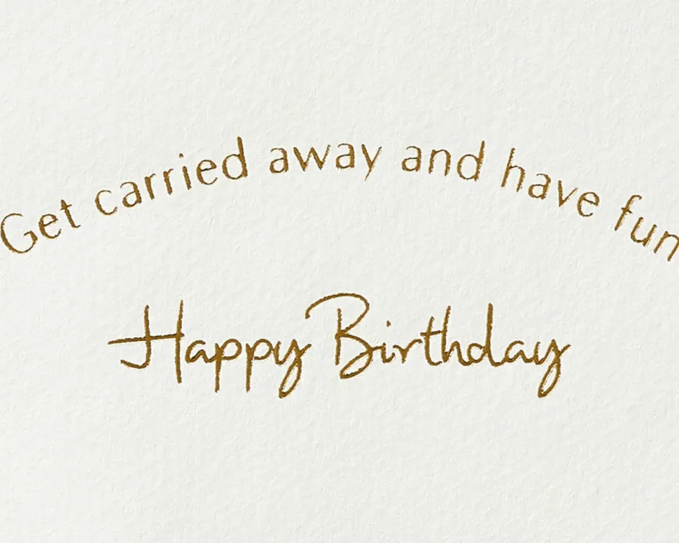 Carried Away Birthday Greeting Card