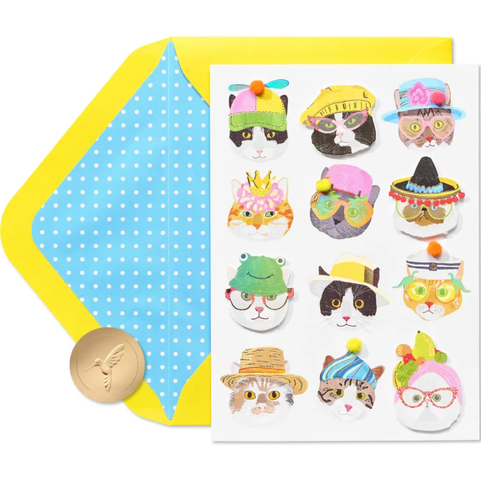 Cats Blank Greeting Card