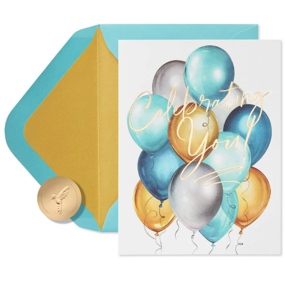 Celebrating You Birthday Greeting Card