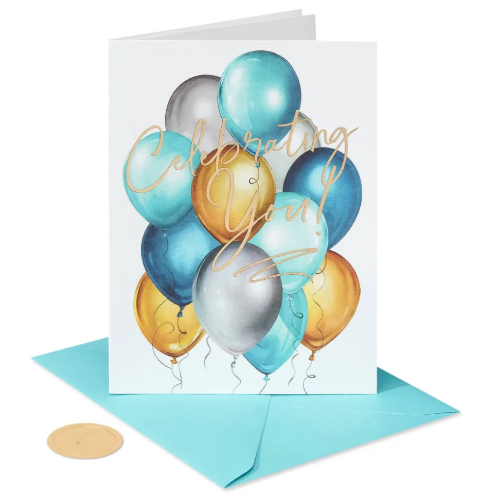 Celebrating You Birthday Greeting Card
