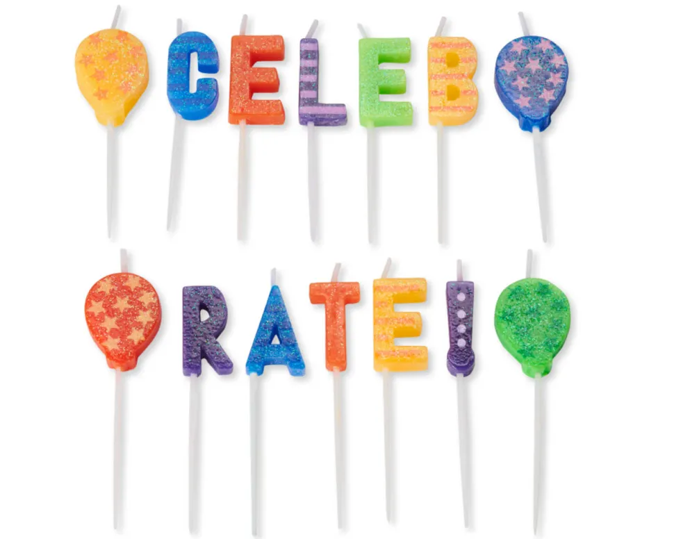 Celebration Birthday Candles, 14-Count