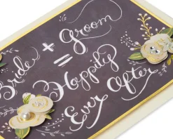 Chalkboard Wedding Greeting Card