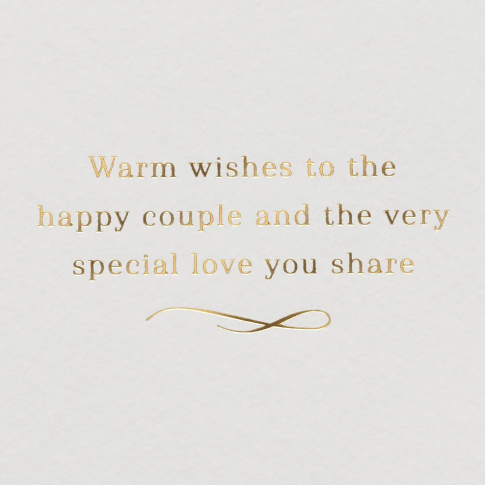Champagne Toast Wedding Greeting Card