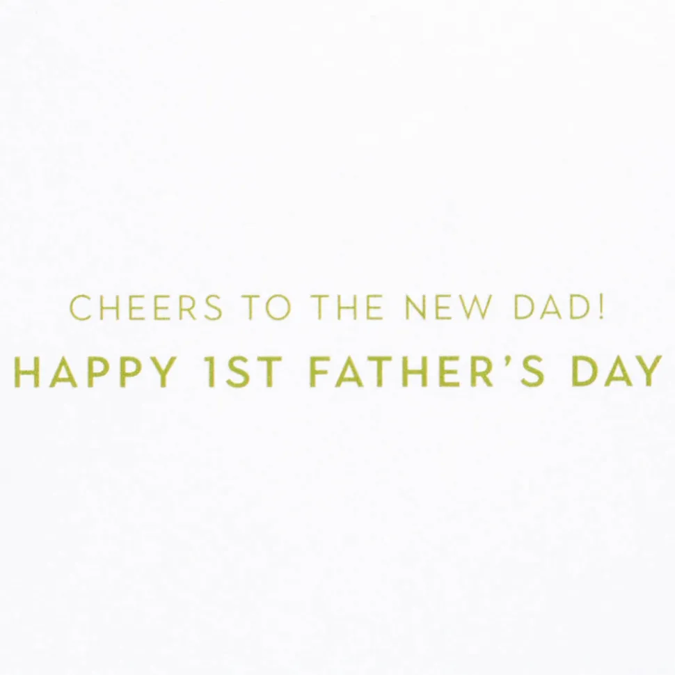 Cheers First Father’s Day Greeting Card