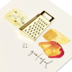 Cheese Grater Blank Thank You Greeting Card