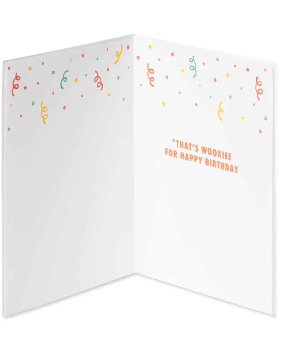 Chewie Birthday Greeting Card