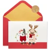 Christmas Dogs Christmas Greeting Card