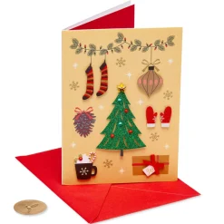 Christmas Icons Christmas Greeting Card