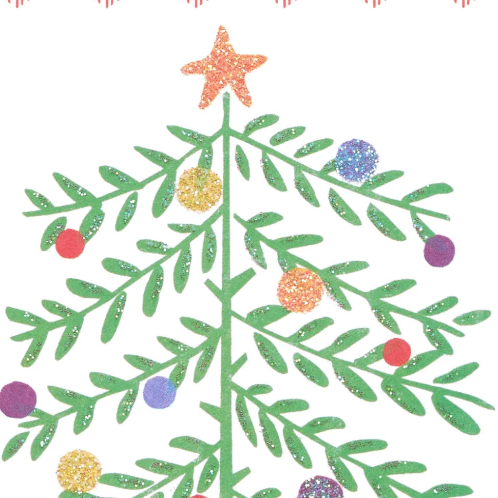 Christmas Tree in Pot Holiday Boxed Cards, 20-Count