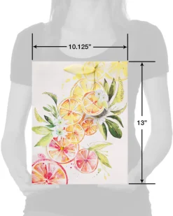 Citrus Gift Bags with Tissue Paper, 2 Bags, 8-Sheets