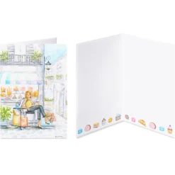 City Fashion Birthday Card Assortment – Designed by Bella Pilar, 4-Count