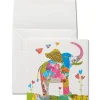 Collage Elephant Birthday Greeting Card – Designed by House of Turnowsky
