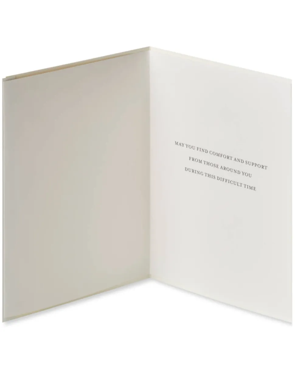 Comfort and Support Sympathy Greeting Card