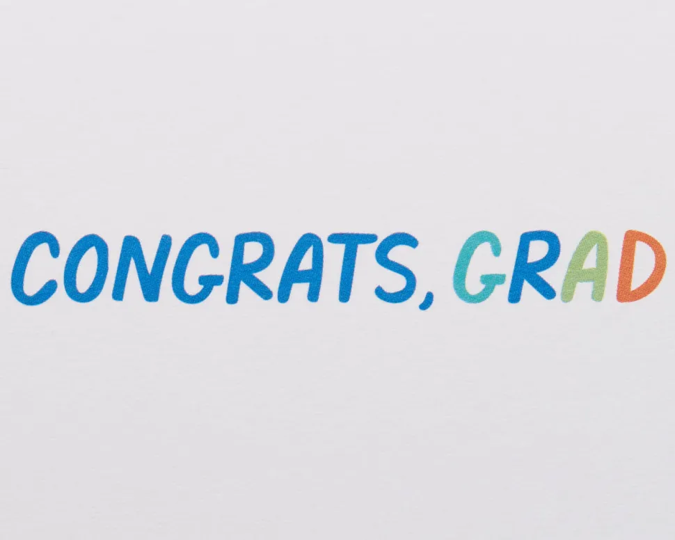 Congrats, Grad Graduation Greeting Card