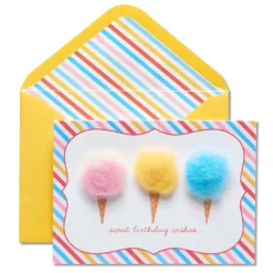 Cotton Candy Birthday Greeting Card
