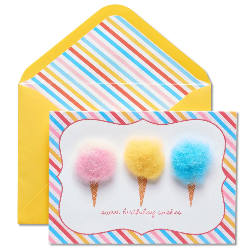 Cotton Candy Birthday Greeting Card