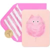 Cotton Candy Cat Birthday Greeting Card