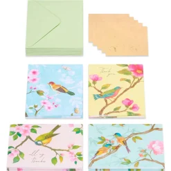 20-Count Blank Thank You Greeting Cards with Envelopes- Designed by Chris Chun