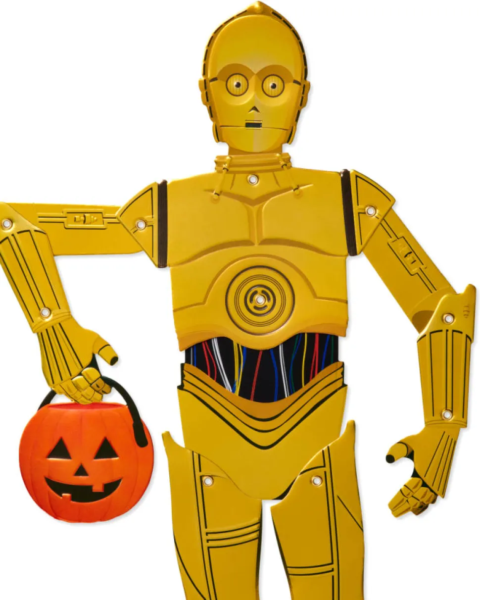 C3PO Papyrus Star Wars Halloween Greeting Card