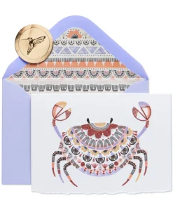 Crab Boxed Cards and Envelopes, 8-Count