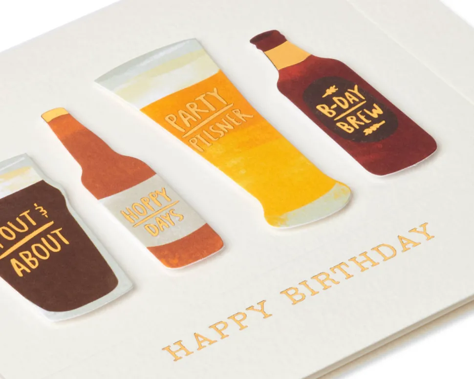 Craft Beer Birthday Greeting Card