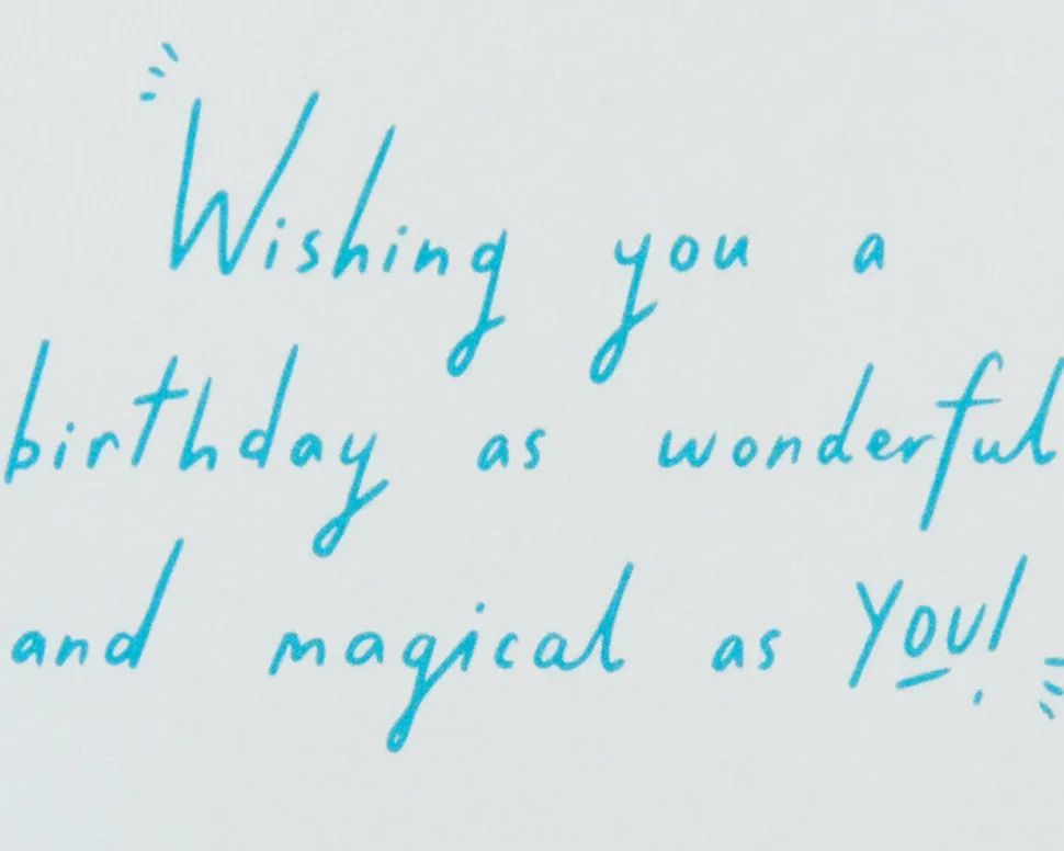 Critter Mermaid Birthday Greeting Card