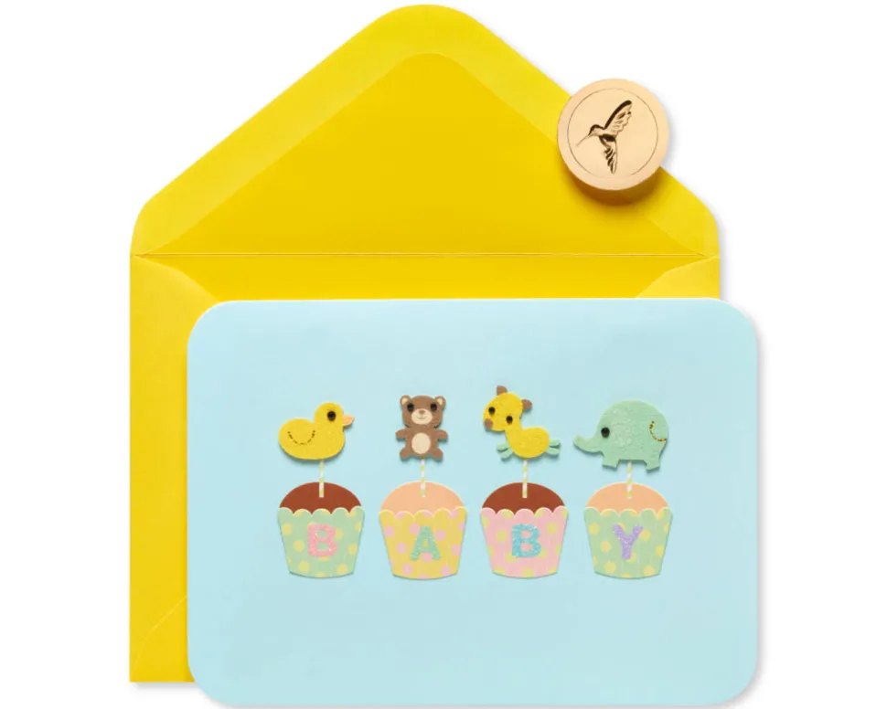 Cupcakes New Baby Greeting Card