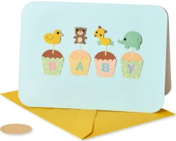 Cupcakes New Baby Greeting Card