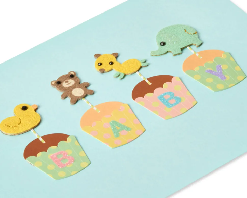 Cupcakes New Baby Greeting Card