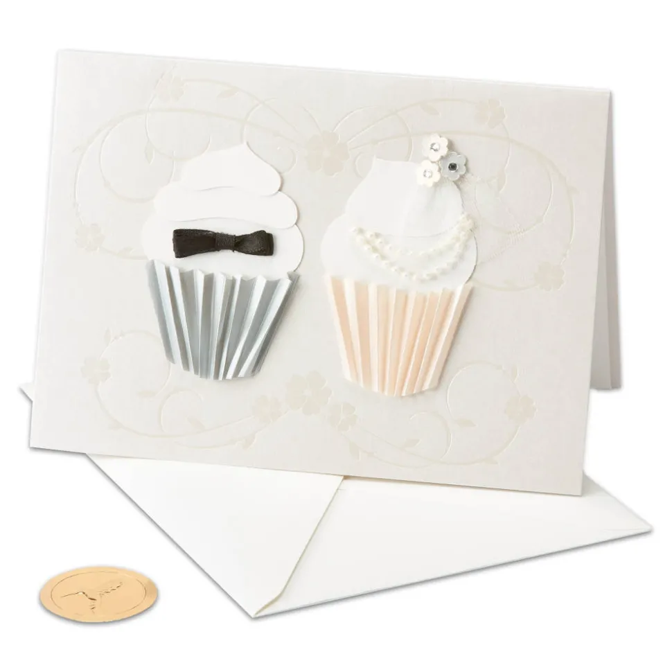 Cupcakes Wedding Greeting Card