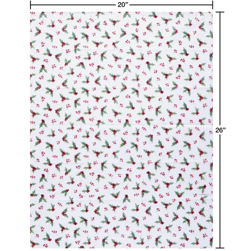 Deck the Halls Holiday Tissue Paper, 18 Sheets