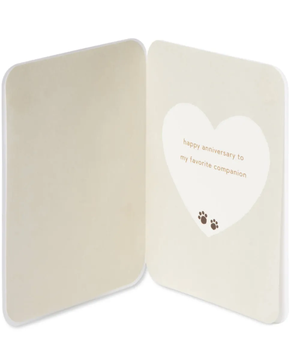 Dogs with Balloons Anniversary Greeting Card for Husband