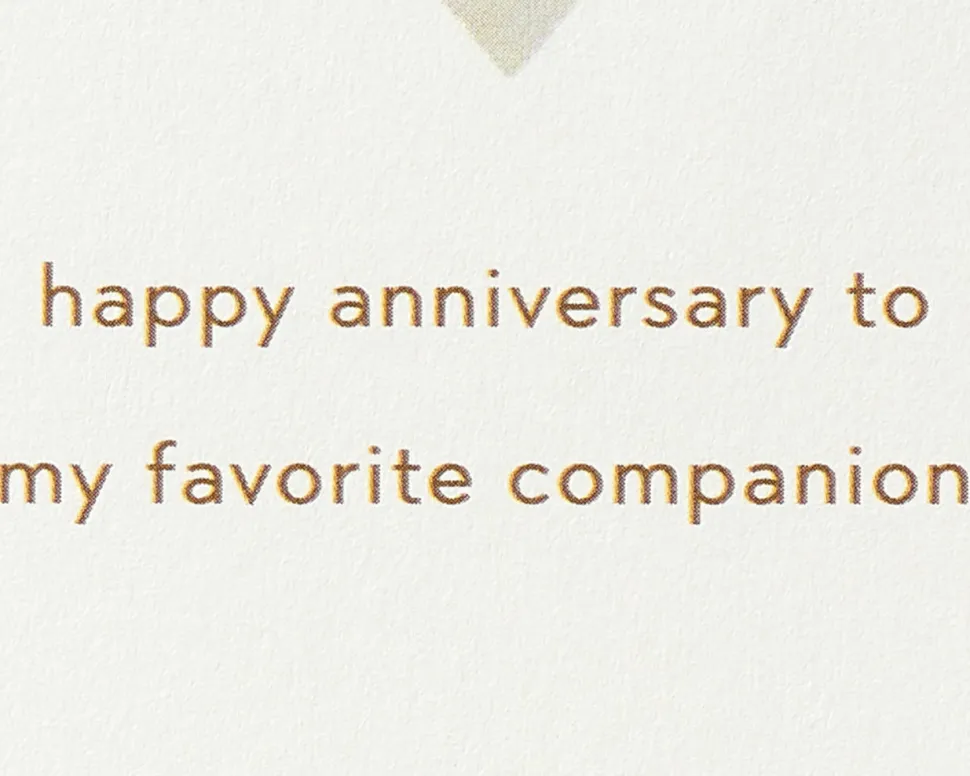 Dogs with Balloons Anniversary Greeting Card for Husband