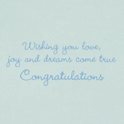 Dreams Come True Wedding Shower Greeting Card