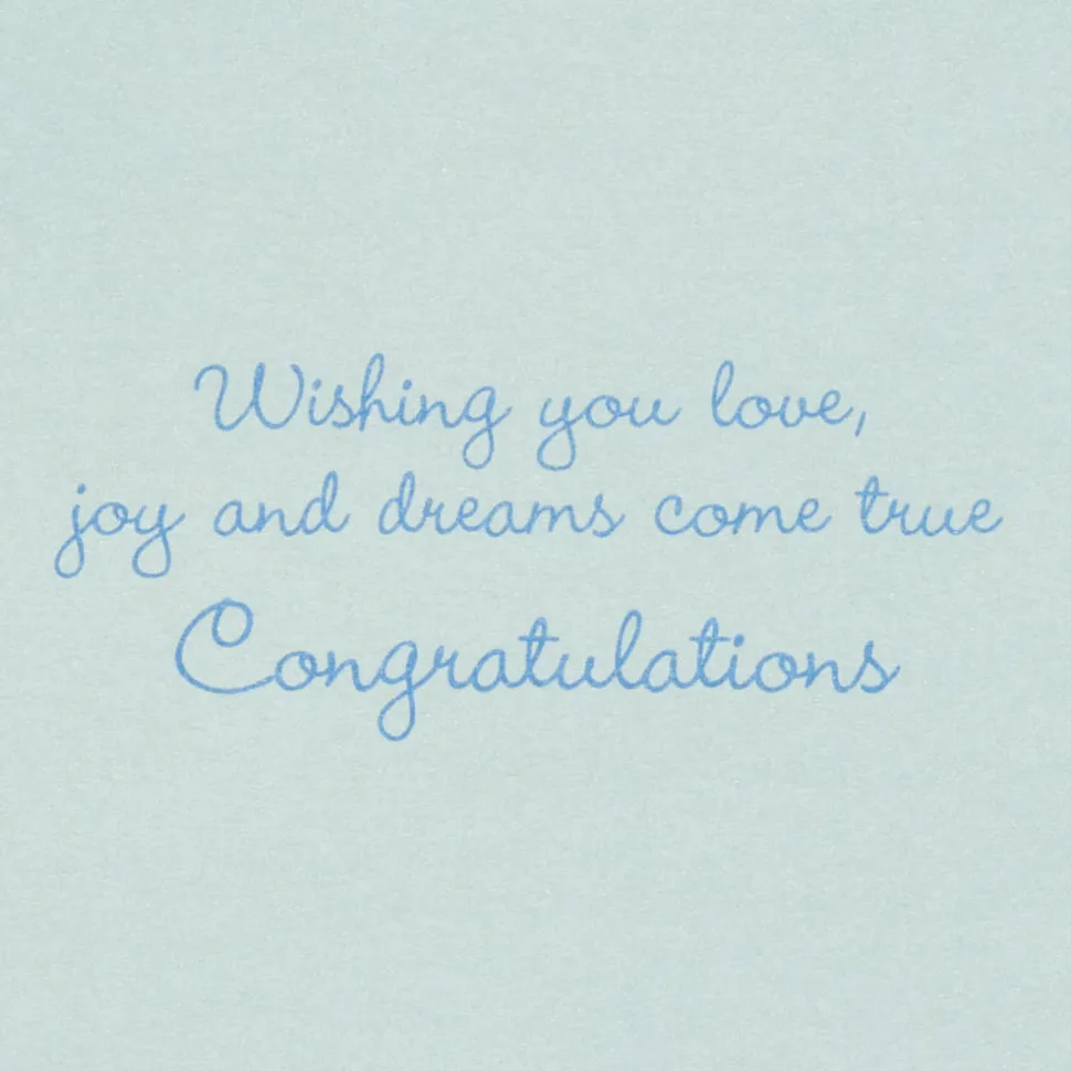 Dreams Come True Wedding Shower Greeting Card