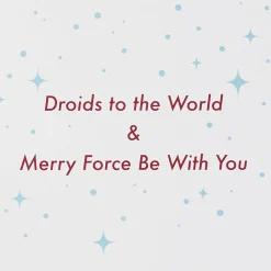 Droids to the World Star Wars Holiday Boxed Cards, 12-Count