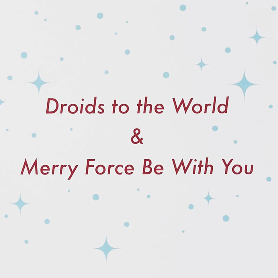 Droids to the World Star Wars Holiday Boxed Cards, 12-Count