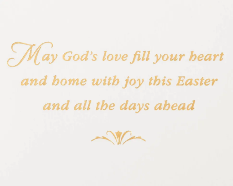 Easter Wreath Religious Easter Greeting Card