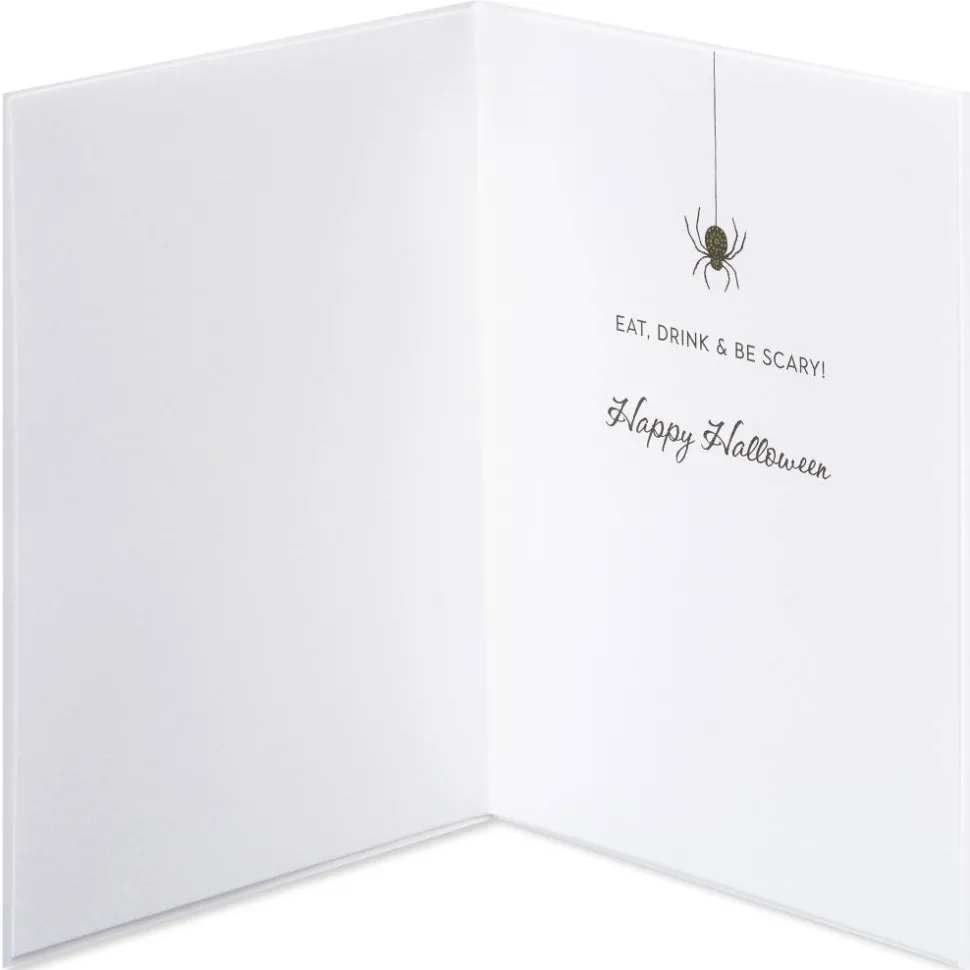 Eat, Drink & Be Scary Halloween Greeting Card – Designed by Bella Pillar