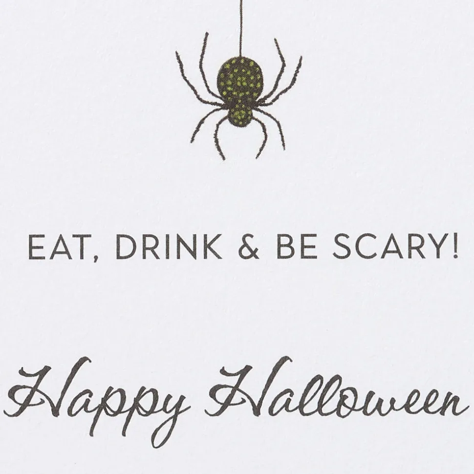 Eat, Drink & Be Scary Halloween Greeting Card – Designed by Bella Pillar