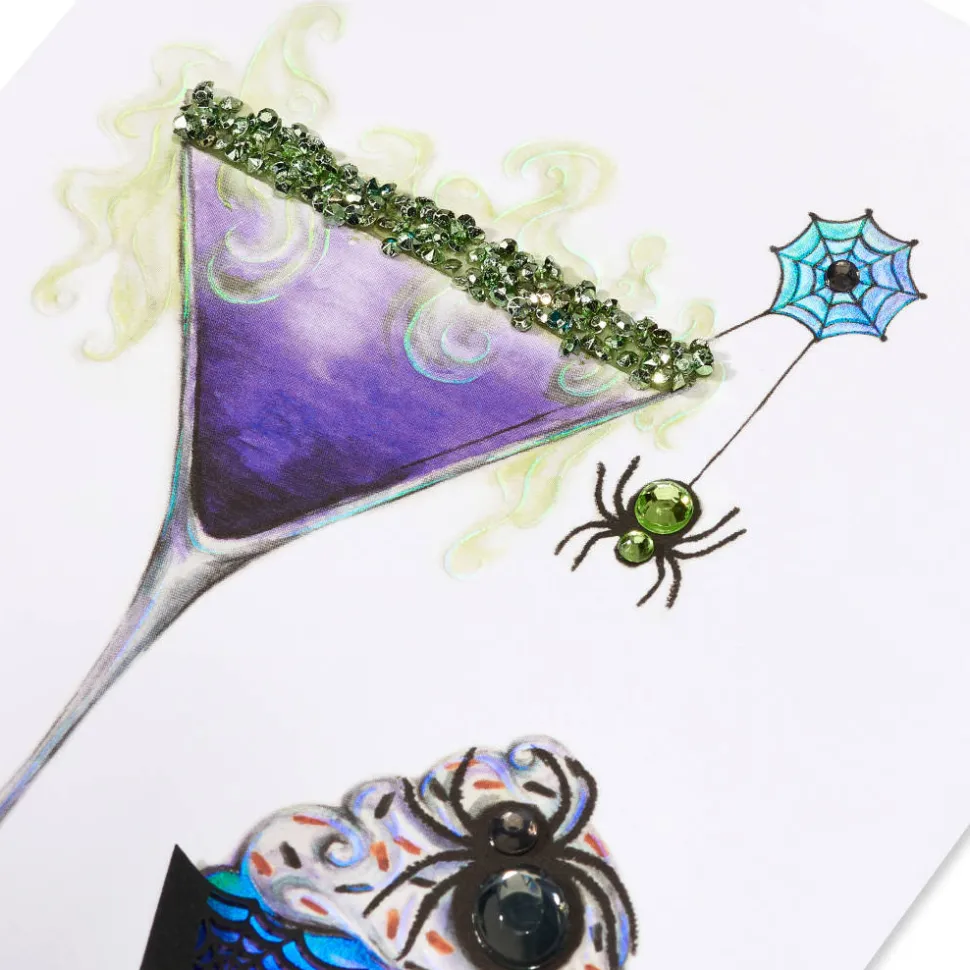 Eat, Drink & Be Scary Halloween Greeting Card – Designed by Bella Pillar